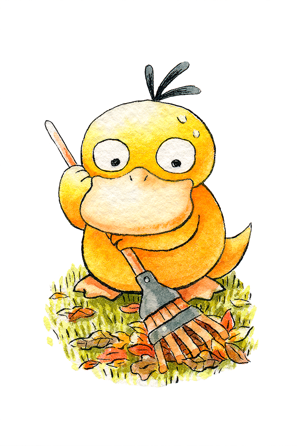 H. Oliver Hamlin on X: #83 Farfetch'd and his pumpkin patch! #pokemon  #farfetchd #nintendo #fanart #illustration #watercolor #art #ink   / X