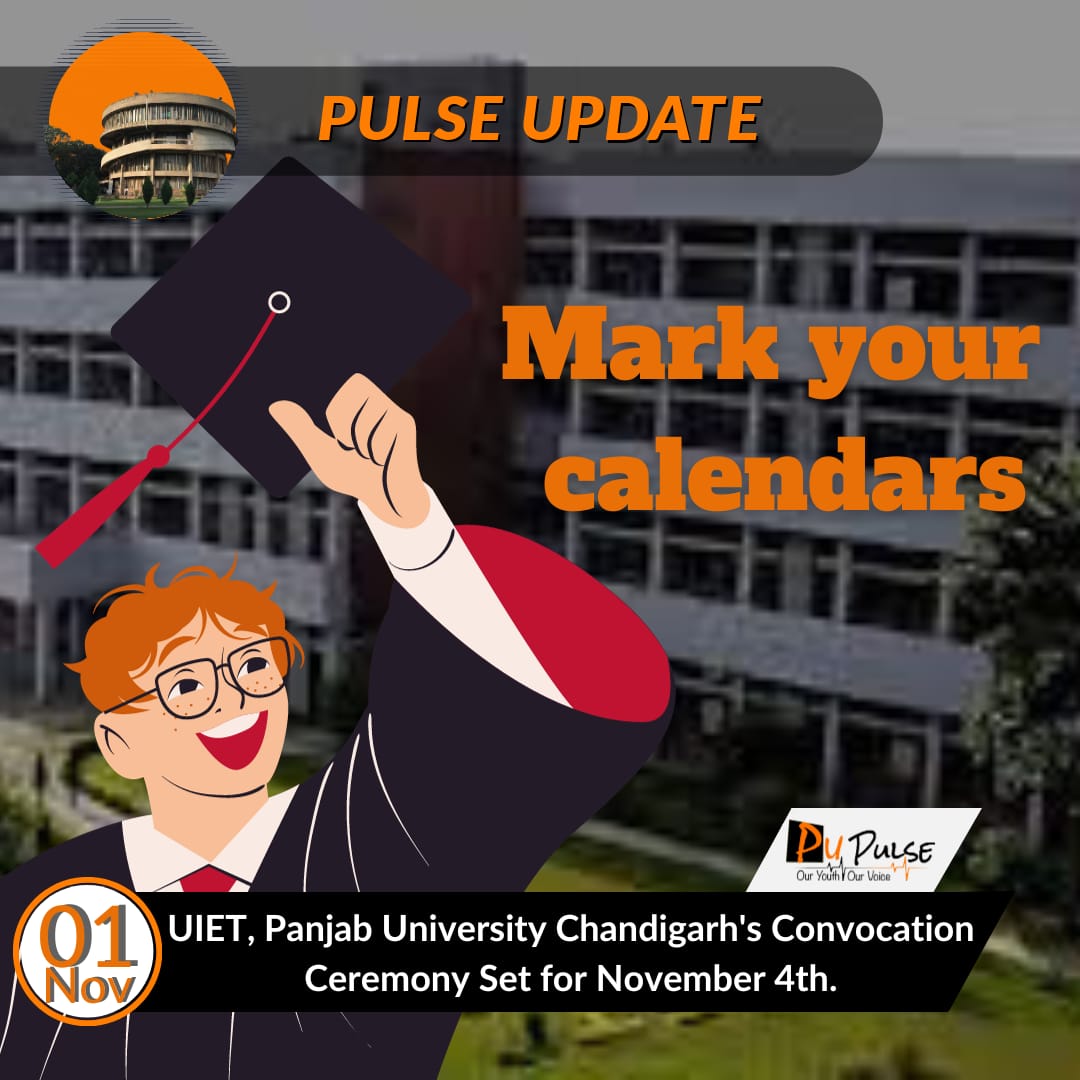 pu_pulse's tweet photo. HCL Software's Deputy General Manager to Grace UIET's Convocation .UIET Chandigarh has announced its forthcoming Degree Award Ceremony, scheduled for November 4th, 2023, at 10 a.m., with the venue at the law auditorium. #uiet #Engineering #degree https://t.co/wNhAWqMvZD