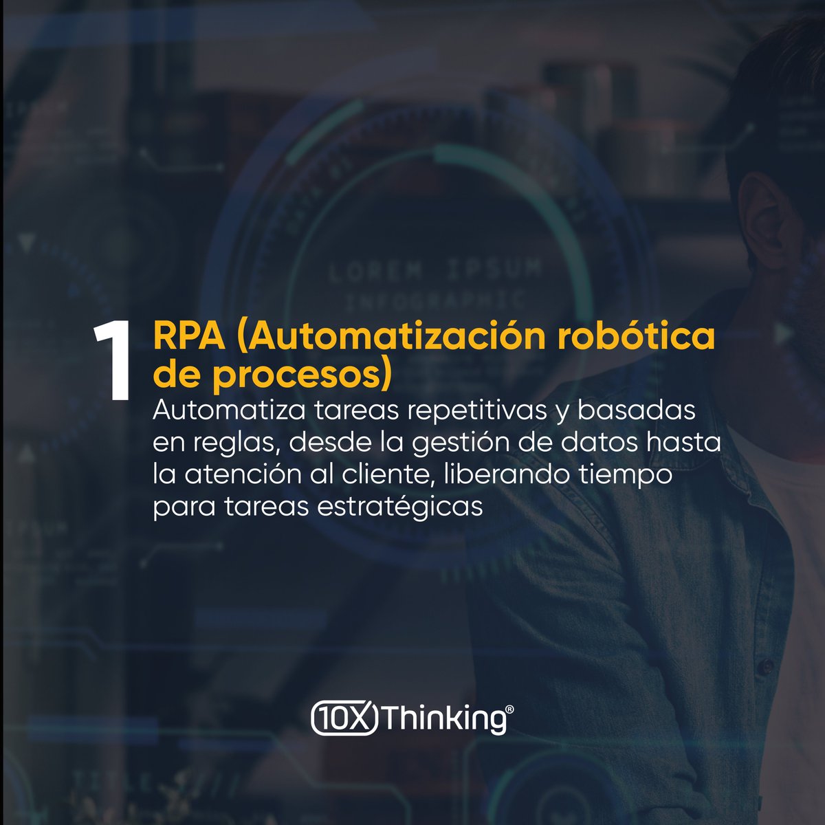 10Xthinking_Col's tweet image. 🤖 ¡Automatiza con IA!

RPA: libera tiempo
Chatbots inteligentes: mejora la experiencia del usuario en línea

¿Listo para llevar tu negocio al siguiente nivel?

Ingresa a nuestra página web 10xthinking.com.co y conoce más sobre nuestros servicios #Automatización #IA💼🚀