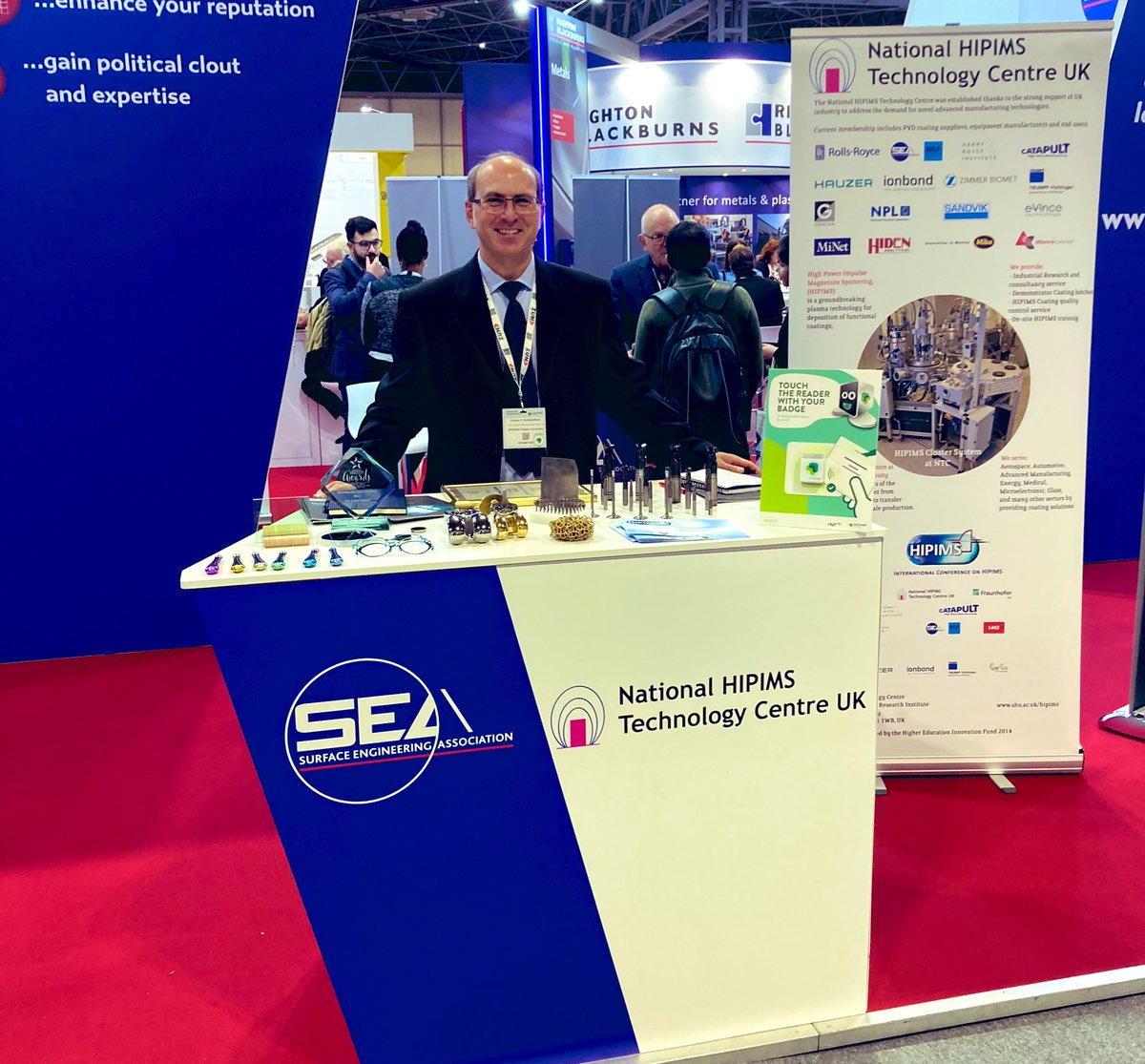Some interesting conversations and potential for collaboration at todays Advanced Engineering Show, where I’m here representing our national
HIPIMS technology centre. Also great to see Harry picking up his award from <a href="/uk_SEA/">SEA</a> for outstanding international contribution. 

<a href="/I2riShu/">I2Ri_shu</a>