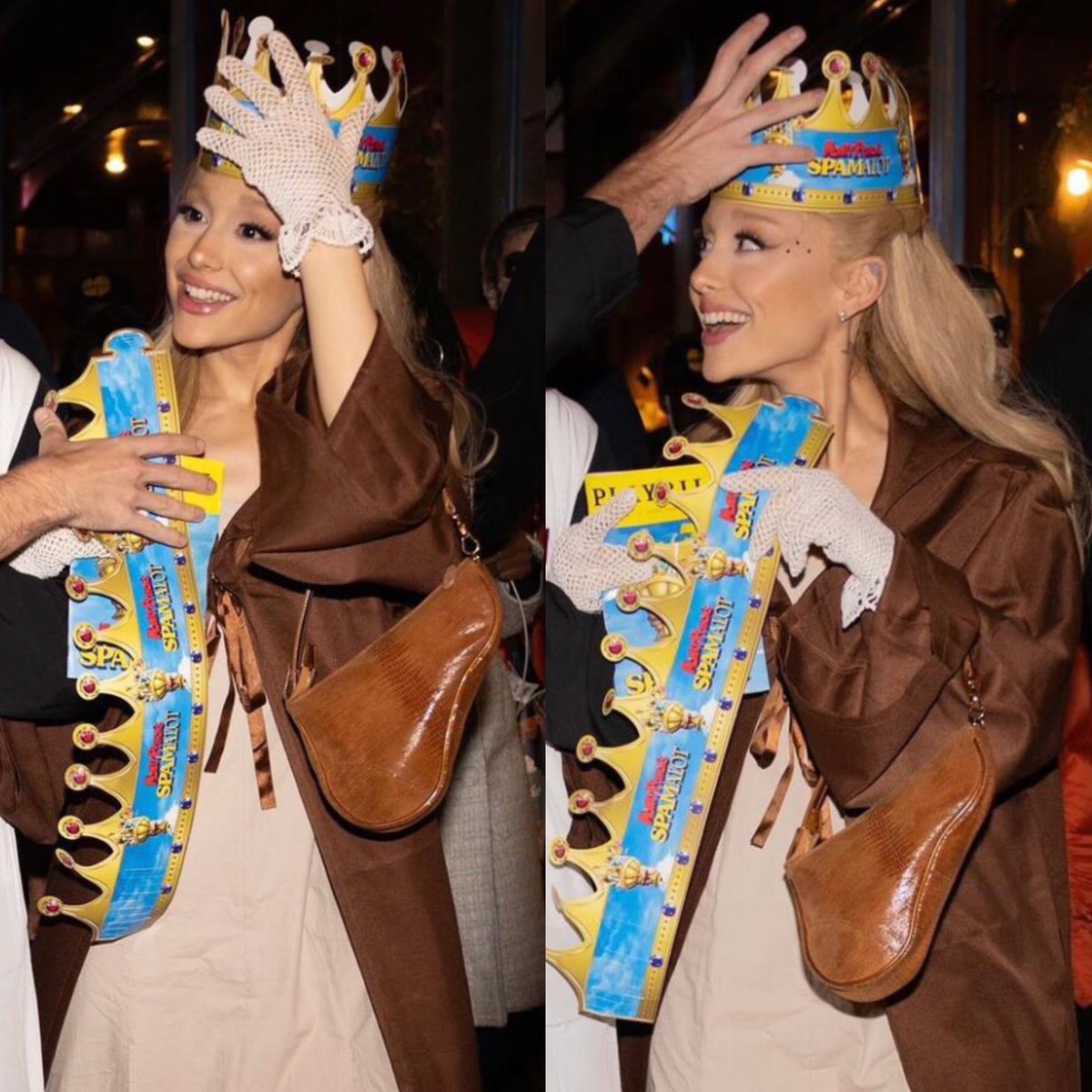 arianagrandebr's tweet image. Ariana Grande sente-se mais segura e capaz de ser ela mesma em seu relacionamento com Ethan Slater, afirma fonte ao TMZ.

“Ela tem se divertido mais e saído com mais frequência ultimamente”