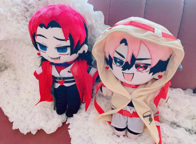 デザインしたキャラクターをこんなに素敵なぬいぐるみにして頂きました本当にありがとうございます I was approached by a wonderful company, and they made a wonderful stuffed toy.Thank you so much! #秋吉とキンクマ