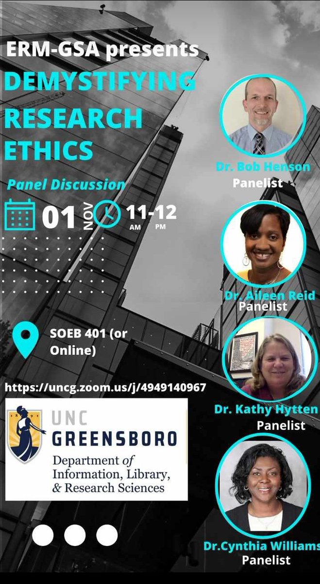 "We encounter ethical dilemmas all the time and in every situation we have to make a decision. 

When you think of the people behind the research then we can put measures in place that will help you to make informed decisions" - Dr. Cynthia Williams