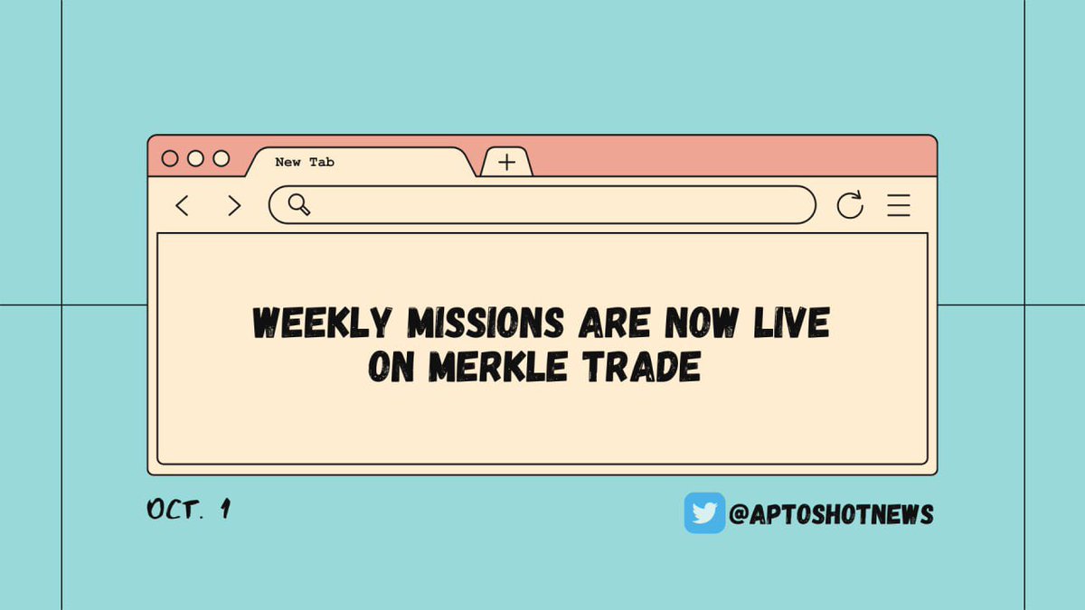 Weekly Missions are now live on @merkle_trade. Complete tasks and get loot boxes with various prizes.

In addition, Merkle reported excellent results regarding the platform over the past month.