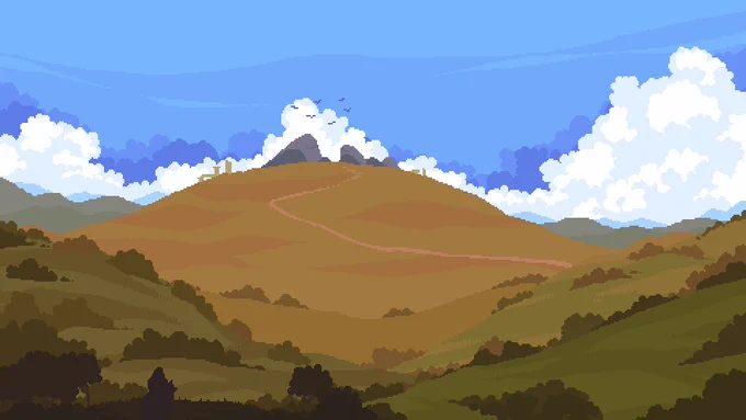 Spooky time is over now it's autumn time   #pixelart