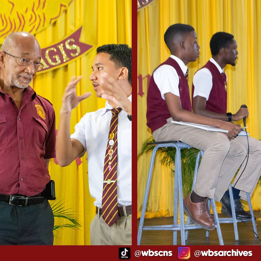 wolmersdotinfo's tweet photo. The Wolmer’s Boys’ Leadership Series kicked-off recently with Wolmerian &amp; Nation-Builder, HON. DOUGLAS ORANE motivating our 'troops' to even greater heights of greatness &amp; in service of others. He was joined by Head-Boy JEREMY CHEUK, ADIEL CAMPBELL, JOEL STANLEY &amp; ANDREW COLEMAN. https://t.co/zreljFhUiB