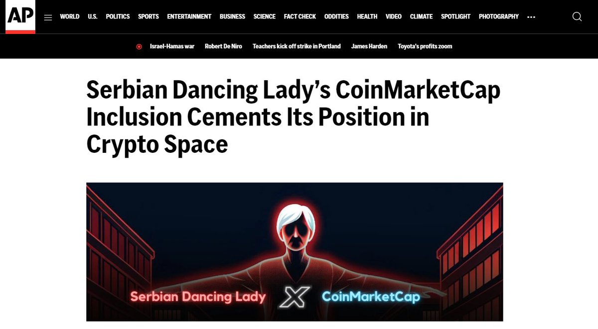 First news article about #SerbianDancingLady token has been spotted!

apnews.com/press-release/…

#сербскаяледи