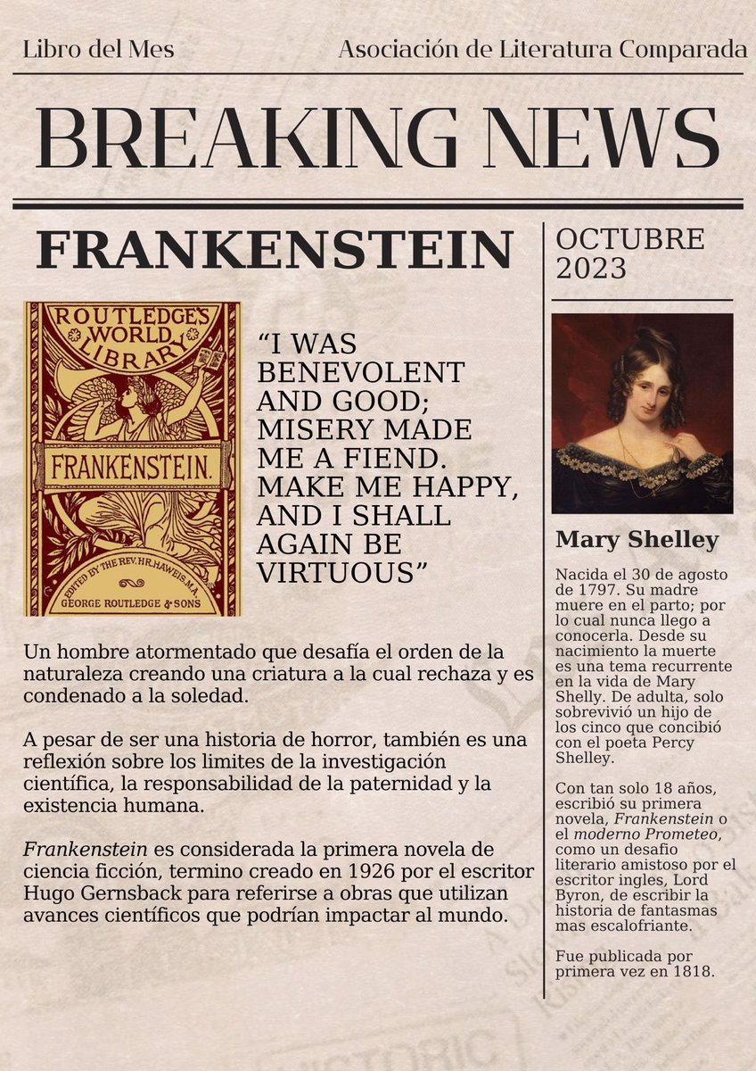 Aquí les dejamos el libro seleccionado para el mes de octubre donde encontrarán una breve reseña del mismo e información de la autora.