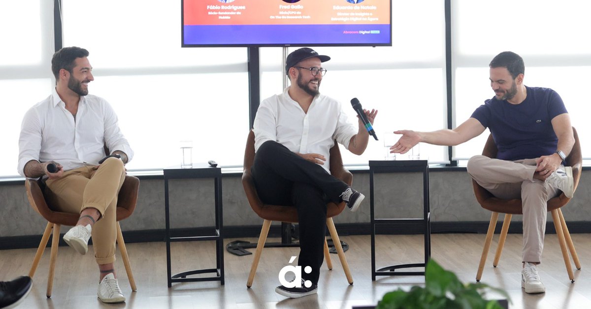 agorasite_'s tweet photo. 🔍 Nuestro Director de Insights y Estrategia Digital en Brasil, Eduardo de Natale, fue moderador del evento #AbracomDigital, liderando el panel "Madurez Digital en Agencias", realizado por @Abracom.
Échale un vistazo: https://t.co/cpzm9QyuxG
#Betheconversation https://t.co/b6hV2un3dk