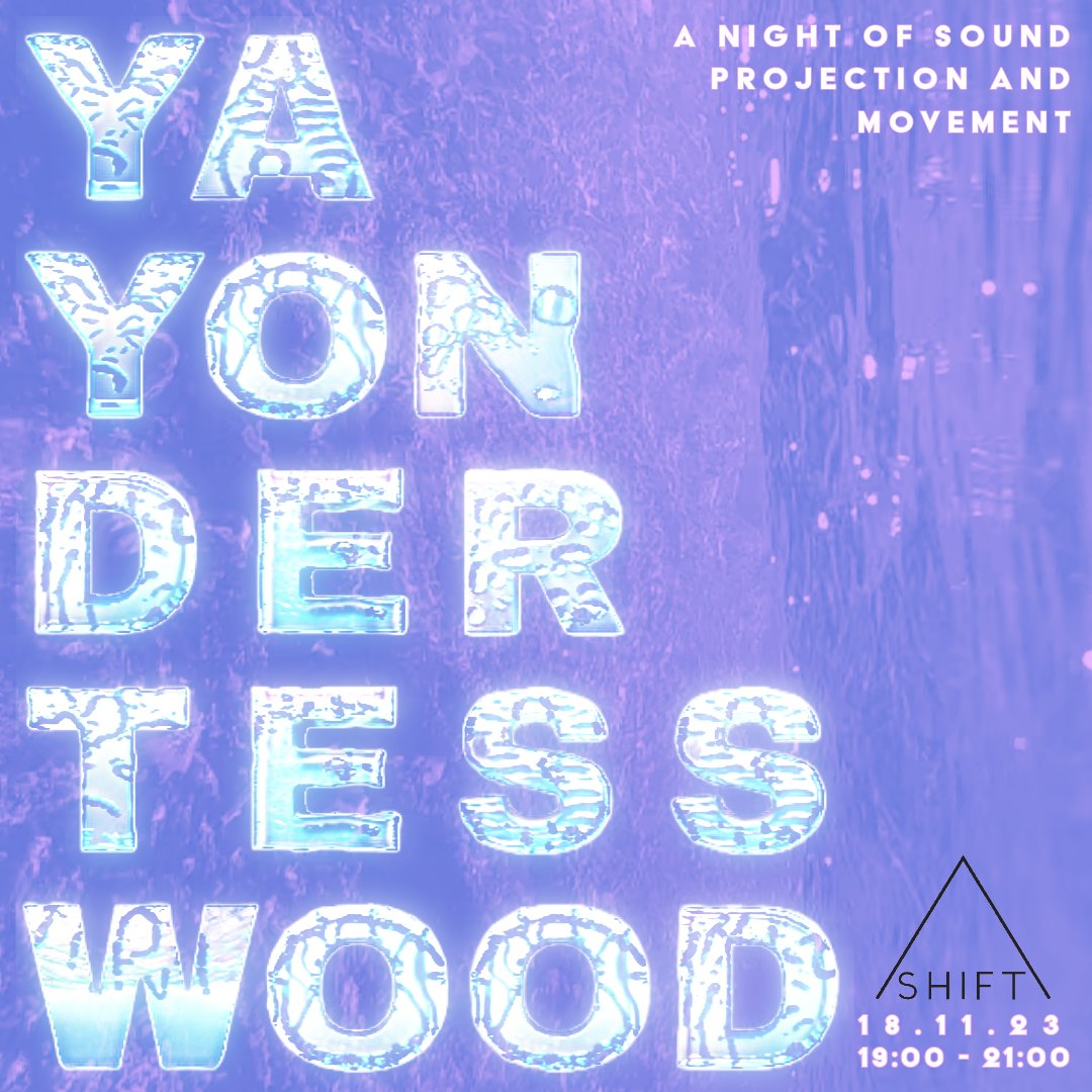 shiftcardiff's tweet photo. Saturday 18th November 7:00pm-9:00pm @shiftcardiff 

A night of sound, projection and movement with Ya Yonder &amp; Tess Wood.

https://t.co/C0ILyZ60hv https://t.co/wJR8pwxGs7