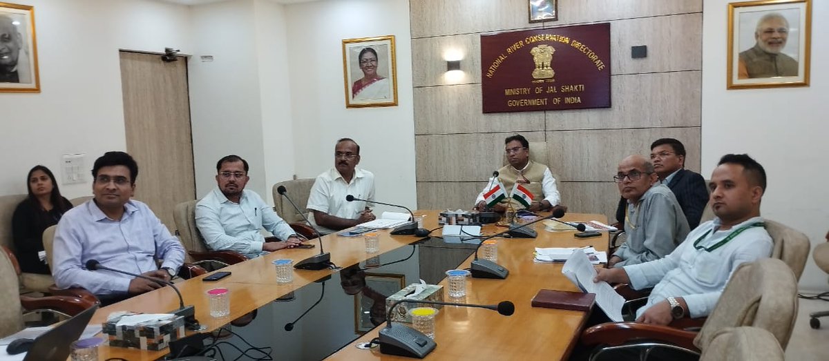 NRCD_MoJS's tweet photo. Dr Ashok Karanjkar, IAS ., Commissioner #Nashik Municipal Corporation n his team presented the case for  #NamamiGoda Project upgradation of #STPs #SewerNetwork #RiverFrontDevelopment at #NRCD on 31st October 2023 @NRCD_MoJS @MoJSDoWRRDGR @NashikCorp @NashikSmartCity https://t.co/AIKBO70jPH