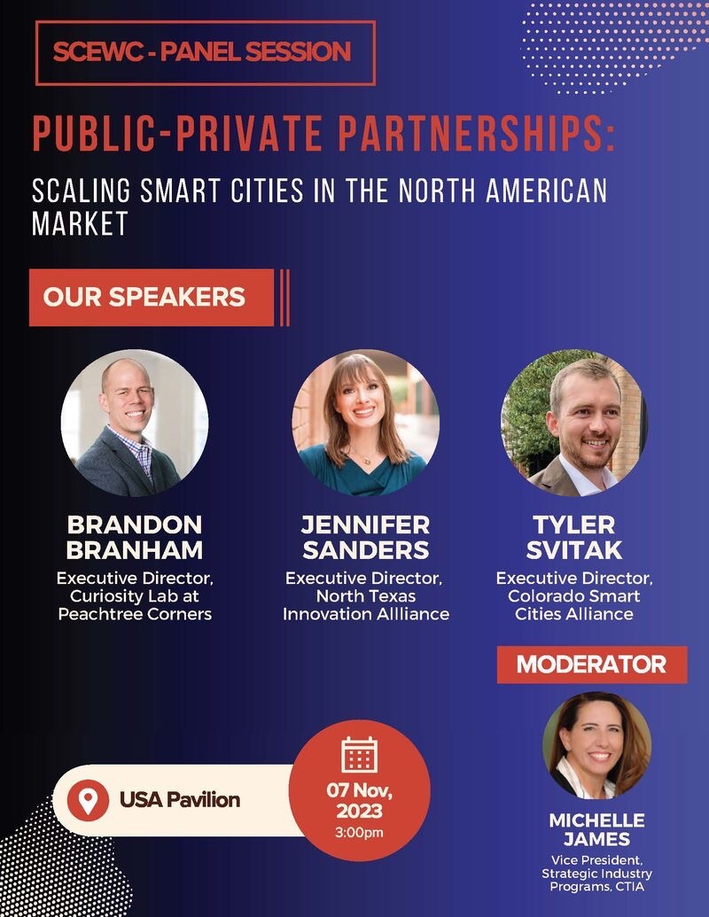 Brandon and Curiosity Lab partner <a href="/NTXIA_/">NTXIA</a>  with Jen Sanders is invited to take the stage in Barcelona at the <a href="/SmartCityexpo/">Smart City Expo World Congress</a> - Panel Session to discuss scaling smart cities in North America. Follow the conversation at #SmartCitiesBarcelona and stay tuned! #SmartCityScaling #SCEWC