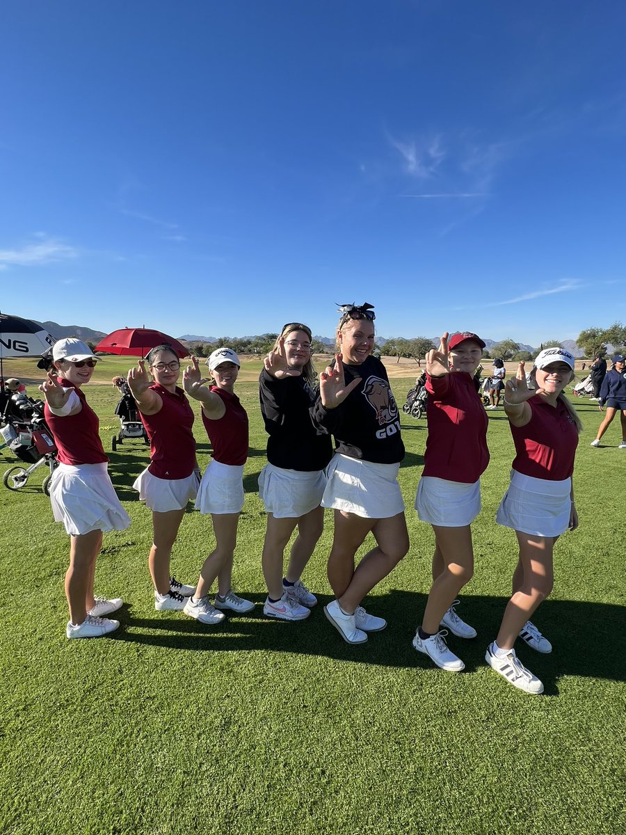 Day 2 of the golf state tournament! Go Lions!