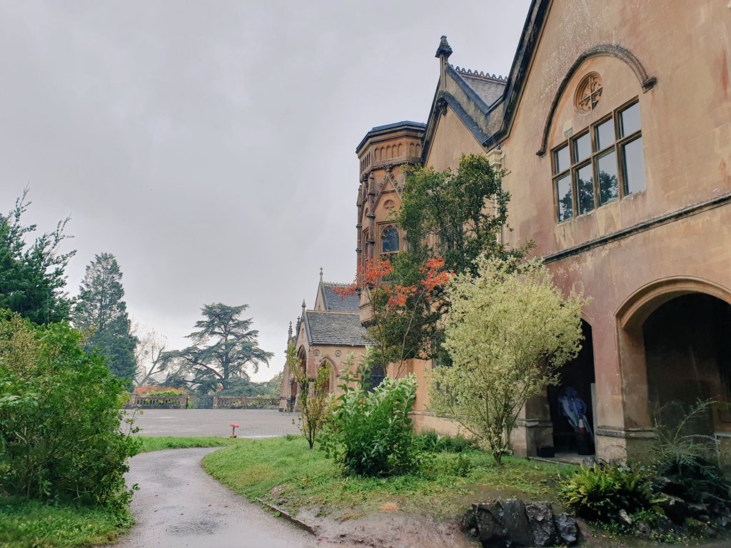 Today's visit was to <a href="/TyntesfieldNT/">Tyntesfield</a> in the pouring rain...
It did brighten up for a bit while I was there, enough to snap some photos of the gardens and house, plus the lovely autumn display in the orangery!