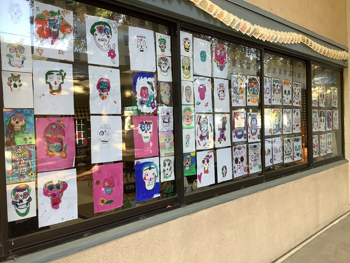 Learning more about Dia de los Muertos here at Buena Vista.