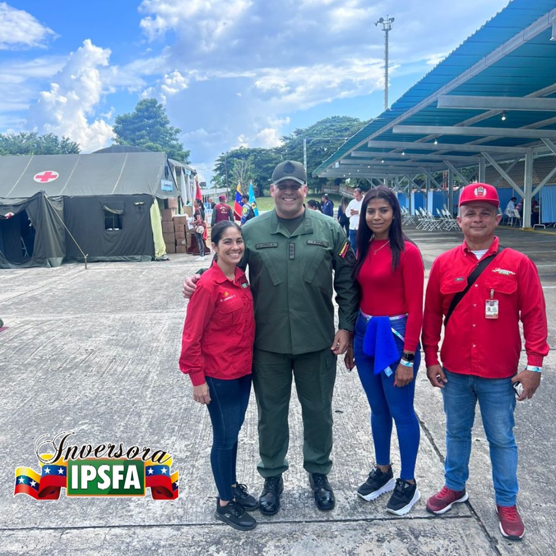 inversoraipsfao's tweet photo. Inversora IPSFA junto a SAFAV e IFAMIL unen fuerzas para seguir brindando bienestar y respaldar a la gran Jornada Nacional Médico Quirúrgico de la FANB, que se está realizando esta semana en la ciudad de Maracay, estado Aragua. 
Seguimos avanzando
Inversora IPSFA 🎖️ https://t.co/nIbw2m0iu9