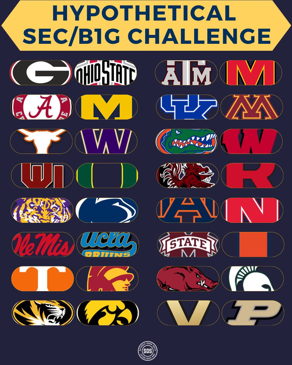 Who would win an SEC/B1G challenge?