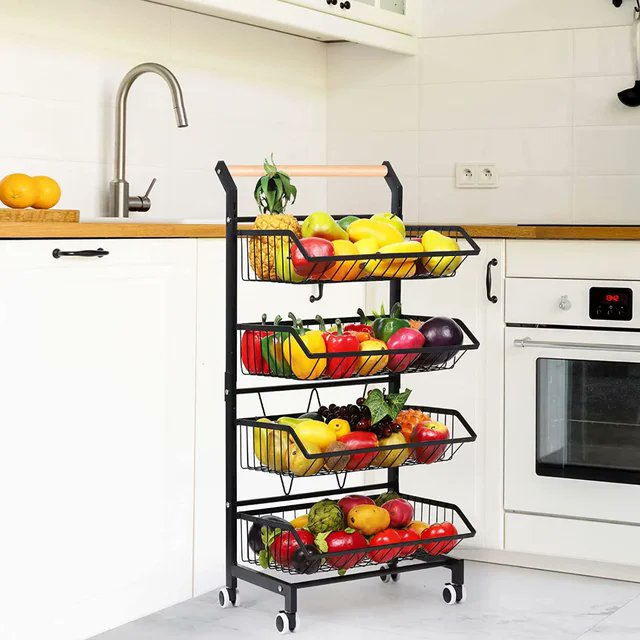 LittleHappyhome's tweet image. Organize with Elegance and Efficiency! Our 4-Tier Fruit &amp;amp; Vegetable Rolling Cart brings convenience to your kitchen and home. Check out our website to get yours delivered directly to you!

littlehappyhome.com/product/4-tier…

#KitchenOrganization #HomeStorageSolutions #FruitStorageBasket