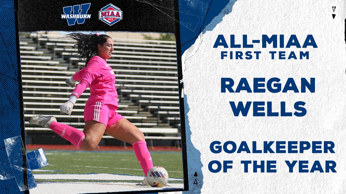 𝐂𝐨𝐧𝐠𝐫𝐚𝐭𝐮𝐥𝐚𝐭𝐢𝐨𝐧𝐬 to Raegan Wells on being named the MIAA Goalkeeper of the Year and to the All-MIAA first team❗️ #GoBods