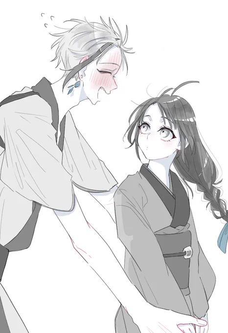#twstプラス 🦈の一目惚れ(🦈🦐♀) ※和パロ ※捏造祭り ※顔あり監ちゃ