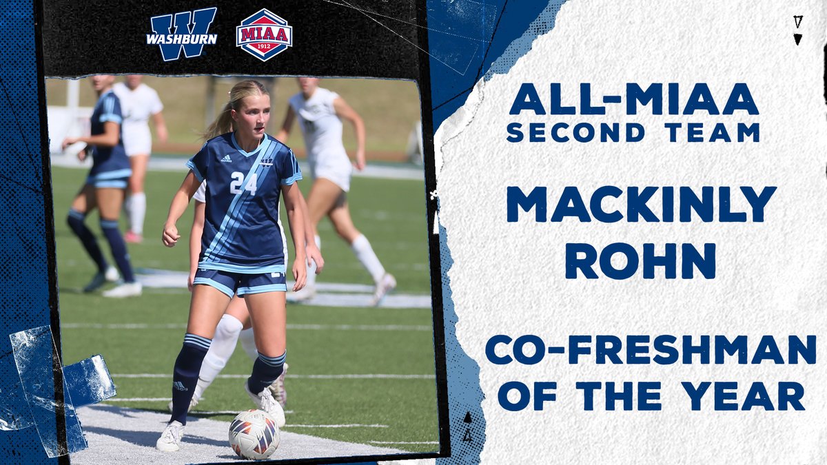 IchabodWSOC's tweet photo. 𝐂𝐨𝐧𝐠𝐫𝐚𝐭𝐮𝐥𝐚𝐭𝐢𝐨𝐧𝐬 to Mackinly Rohn on being named MIAA Co-Freshman of the Year for 2023 and earning All-MIAA second team honors❗️ #GoBods https://t.co/EKFYT9eFx8