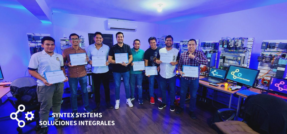 SyntexSystems's tweet photo. 🏭 Curso PLC - Automatización Industrial - (Allen Bradley - Siemens - CMZ Codesys)

👉 La inversión en conocimiento paga el mejor interés

#SyntexSystems #PLC #Siemens #AllenBradley #rockwellautomation #automation #CursosdePLC #motioncontrol #tesla #CMZ #monterrey #CODESYS https://t.co/Ed1LzwWV7U