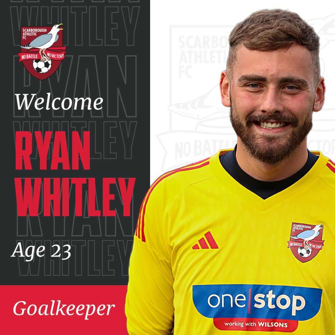 safc's tweet image. 𝑮𝒖𝒆𝒔𝒔 𝒘𝒉𝒐'𝒔 𝒃𝒂𝒄𝒌👀

We can confirm the signing of goalkeeper, Ryan Whitley following his departure from York City.

Now in his fourth spell with the Seadogs, this time on a permanent deal, Whitley provides strong competition.

Full story: scarboroughathletic.com/news/new-signi…