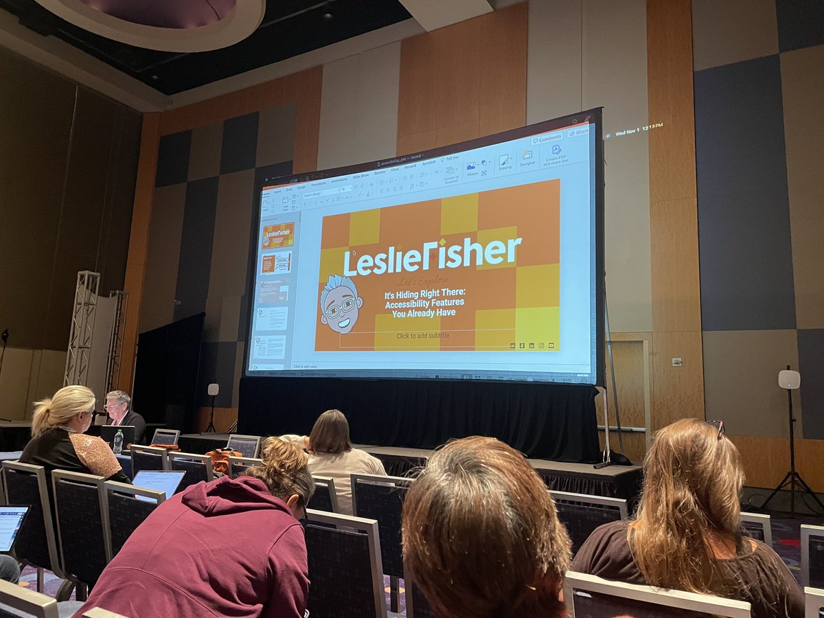 Getting ready for <a href="/lesliefisher/">Leslie Fisher</a> I always learn so much from her.  #gaetc23