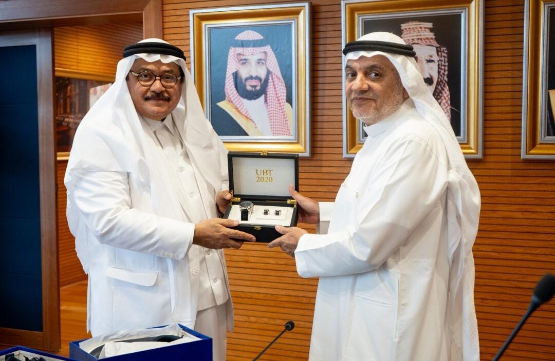 UBT_EDU's tweet photo. زار معالي الدكتور / غسان بن أحمد السليمان ( رئيس مجلس إدارة إنجاز السعودية)  اليوم جامعة الأعمال والتكنولوجيا و ذلك
بحضور وتشريف سعادة رئيس مجلس الأمناء الدكتور عبدالله بن صادق دحلان ورئيس الجامعة د.وئام تونسي و عدد من قادة الجامعة ، حيث ألقى معالية محاضرة شيقة حول ريادة الأعمال. https://t.co/8Tg8DvHqpk
