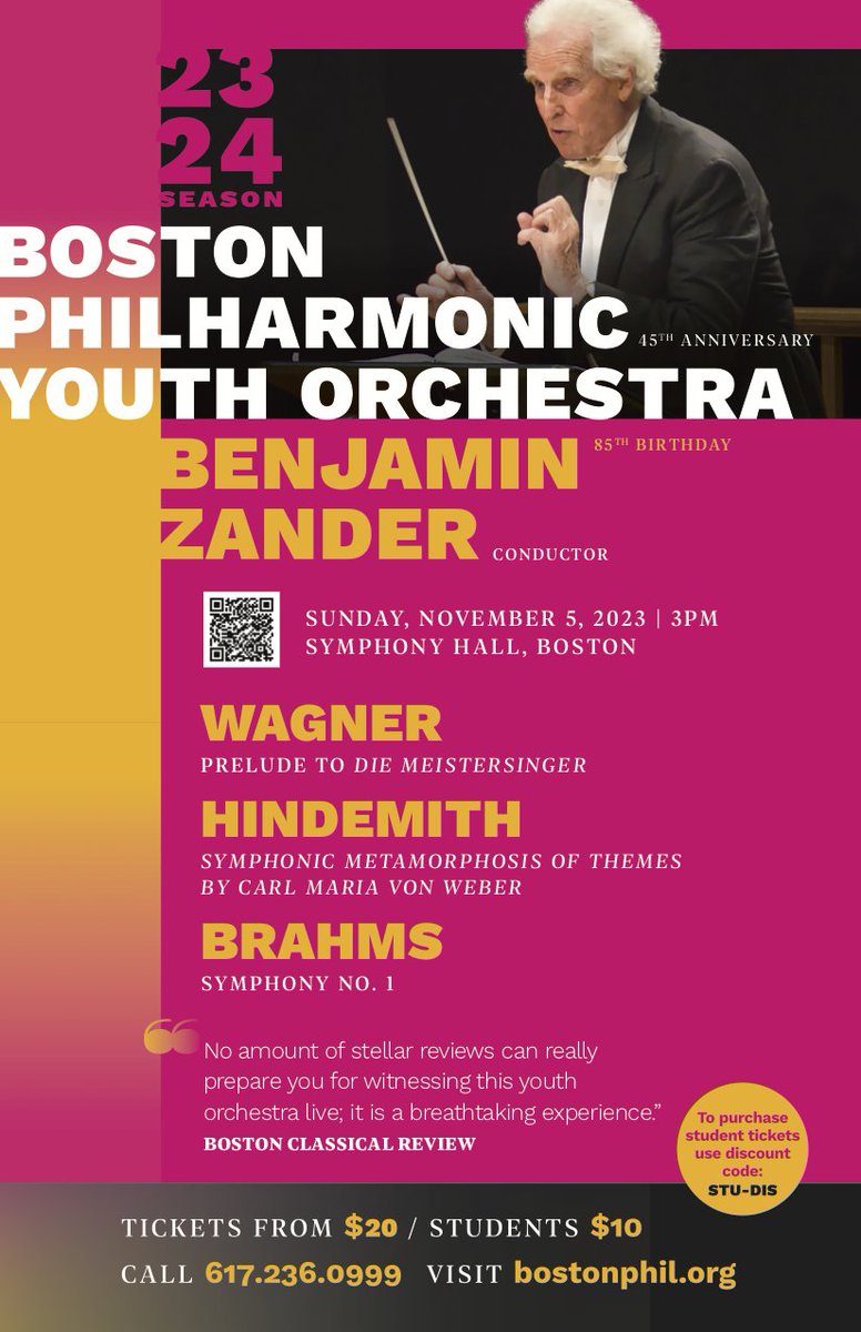 Please join us this Sunday at Symphony Hall! Sending love to all.