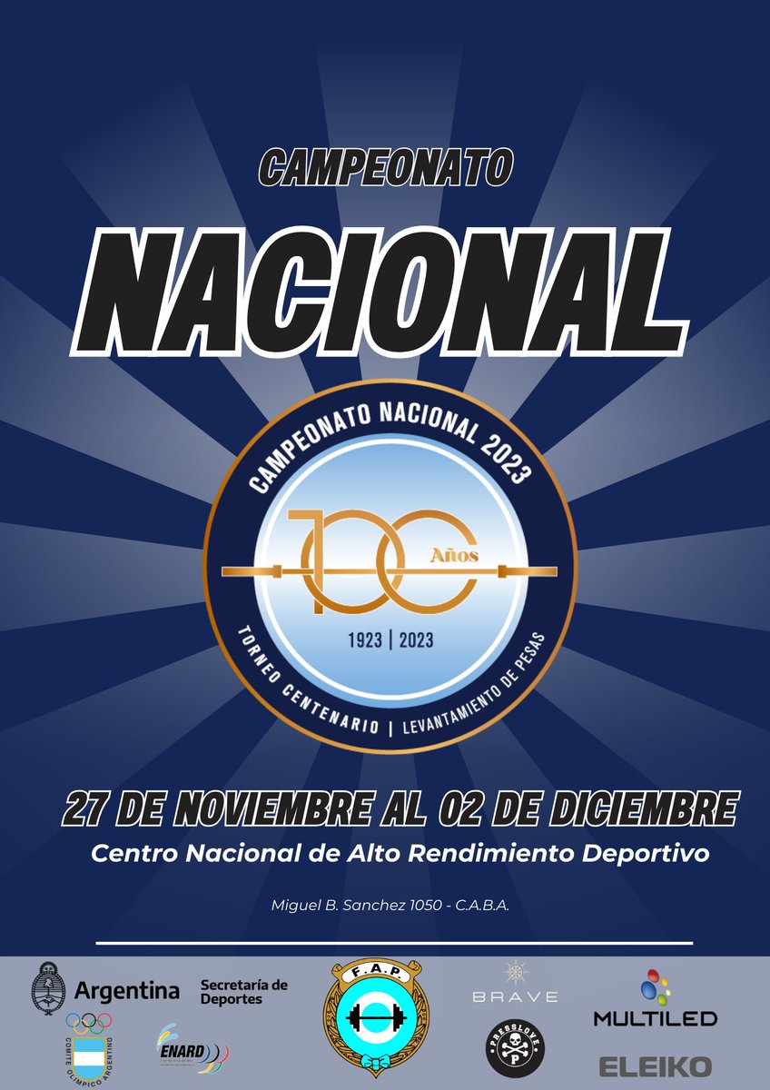 Federacion Argentina de Pesas (@fapesas) on Twitter photo 