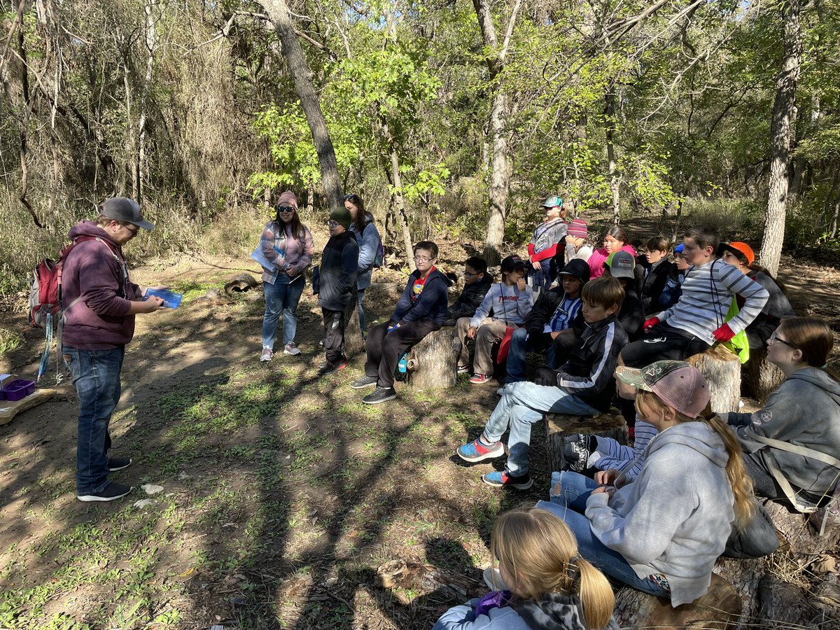 Best way to learn science is outdoors (nature)! Camp El Tesoro! 🍂🍁🪵🍃
<a href="/granburyisd/">Granbury ISD</a> <a href="/baccuselem/">Nettie Baccus Elementary School</a> #campeltesoro