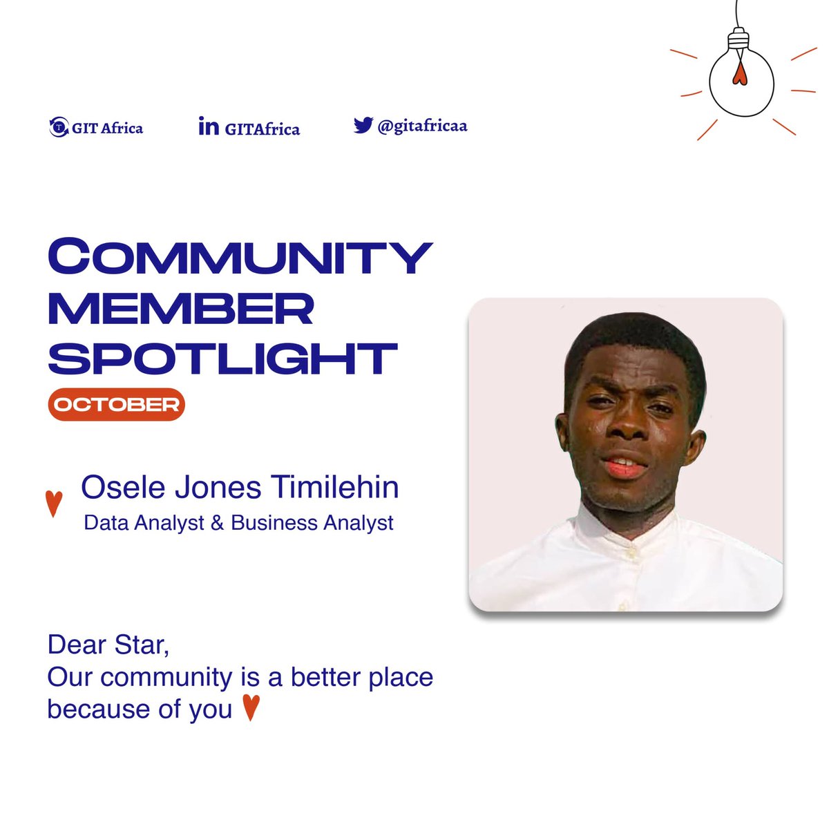 Our Community Spotlight for October is shining bright on two incredible tech enthusiasts today⭐! 

Huge kudos to @timi_jaykeyz and @Victoria3665955 for their dedication and active contributions.

You both are the heartbeat of our mission to empower young minds in tech!