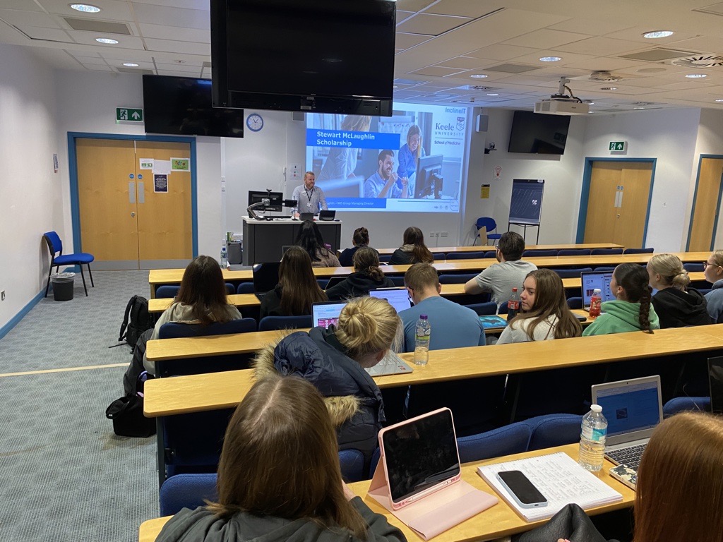KeeleMedSchool's tweet photo. 🎉The MSci Paramedic Science programme has launched the Stewart McLaughlin Scholarship. This pioneering scholarship is provided by @KeeleUniversity grad &amp; Group MD Andrew McLaughlin of https://t.co/xkT0J1Nyuf &amp; will cover accomm costs up to £10,000 for one, new student! https://t.co/DyOx90Lxo7