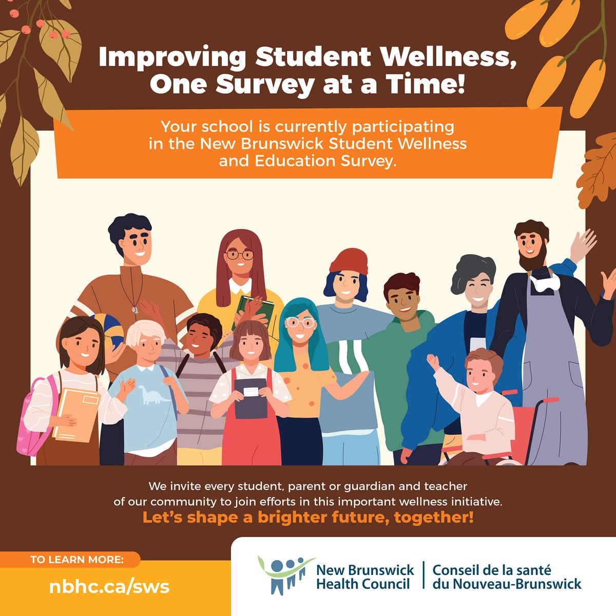 During the month of November, our school will be participating in the annual provincial Student Wellness and Education Survey. <a href="/asdnnb/">ASD-North</a>