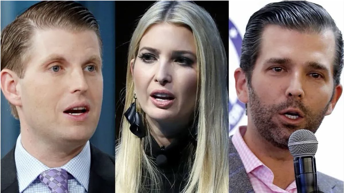 Eric, Ivanka and Donald Trump Jr. are grifters who belong behind bars along with their daddy! Do you agree? 🤚❤️