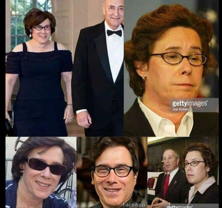 Vision4theBlind's tweet photo. Senator Chuck Schumer's "wife". https://t.co/MyyRiXElwl