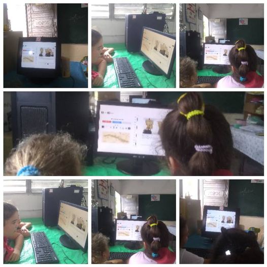 Los alumnos de 5to grado interactúa con el Cinesoft Cronología interactiva de la Historia de Cuba para profundizar los contenidos #CubaEduca #EducadoresCubanos #CubaViveEnSuHistoria #JuntarYVencer #EducacionManicaragua #EducacionVillaClara #CubaMined #UnidosXCuba