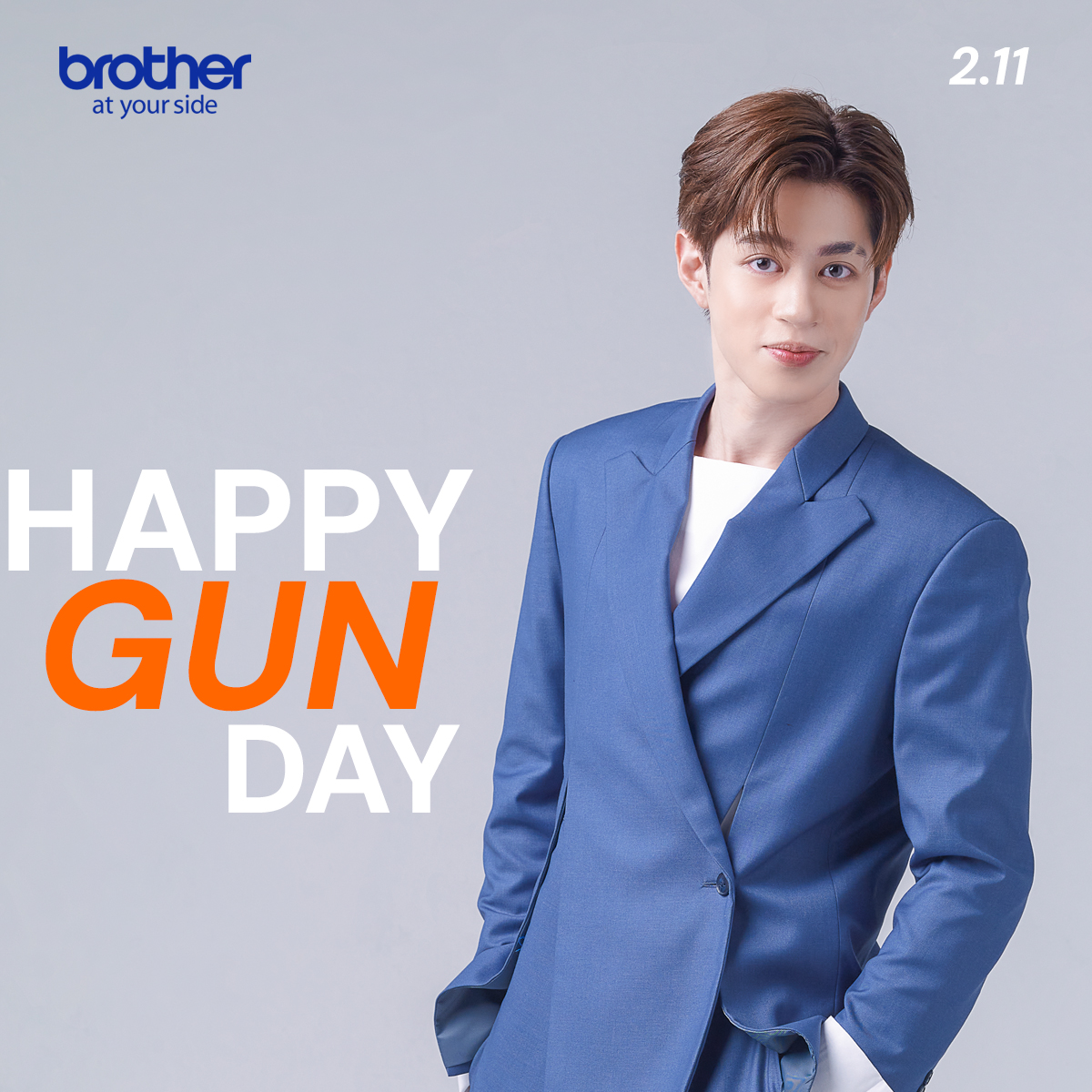 BrotherThailand's tweet photo. 🎂 Happy Birthday !
#PROXIEGun 🧡🪄

#BROTHERxPROXIE #PROXIEth #HAPPYGUNDAY https://t.co/m8VnDPlE6K