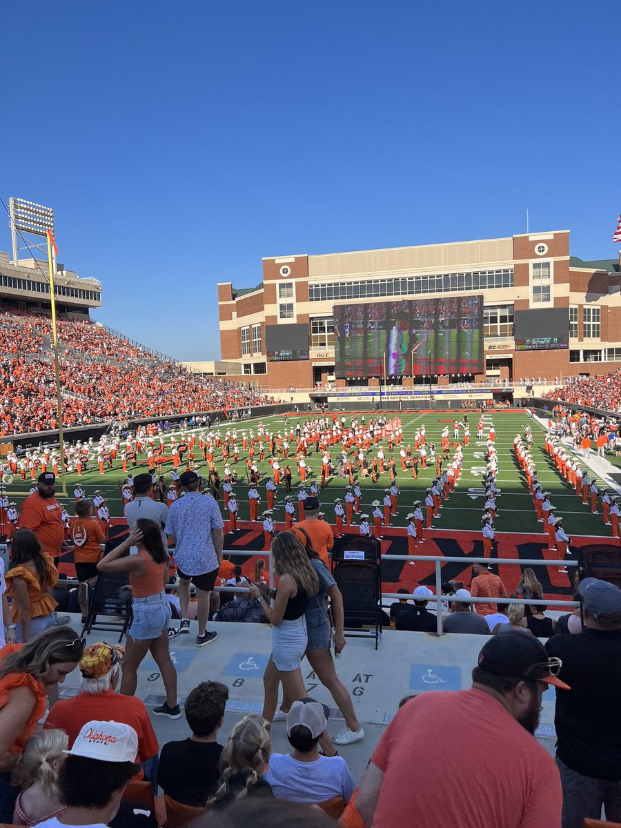 ty___watson's tweet photo. @OKSTProbs I am selling 2 tickets, section 214, row 6. Great view of the Jumbotron.

Selling both seats together, looking for $1,000 for the pair ($500 a ticket).

$2,000 a seat for Sooner Fans

Shoot me a DM if interested! https://t.co/ZKYZ8x6cxp