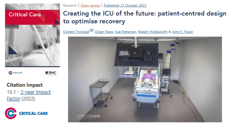 Crit_Care's tweet photo. #CritCare #OpenAccess 

Creating the ICU of the future: patient-centred design to optimise recovery

Read the full article: https://t.co/eLwC4brdqJ

@jlvincen @ISICEM #FOAMed #FOAMcc https://t.co/LrqGg56s3n