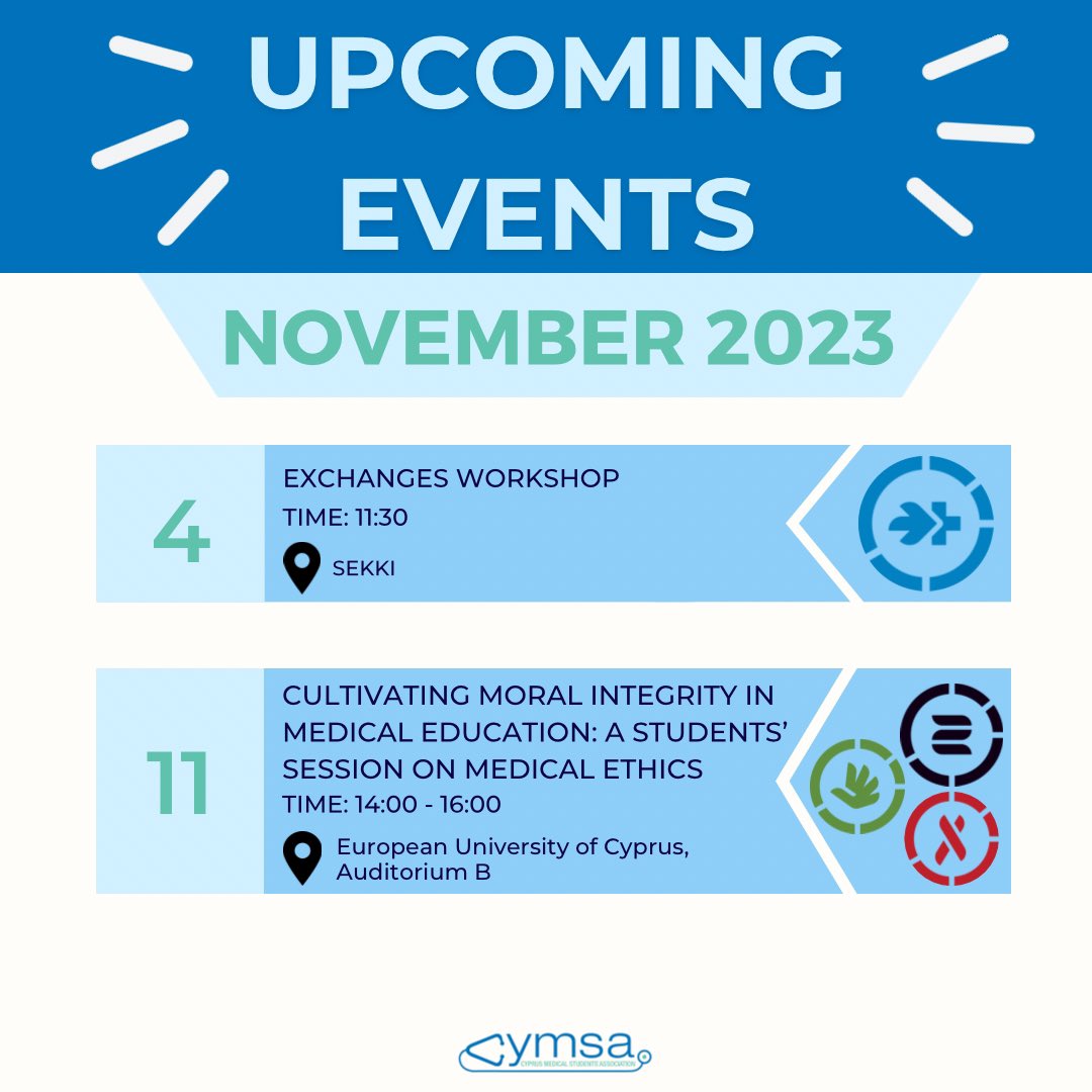 CyMSAmed's tweet photo. Don’t miss our upcoming events for November and especially our 10th Annual General Assembly on the  17th!  #cymsamed https://t.co/Pzn8d6LRBp