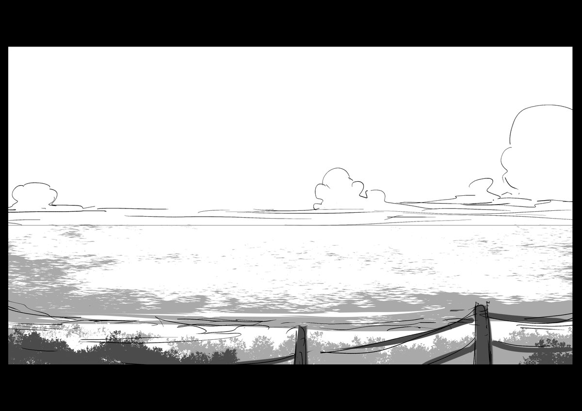 グーラも描いてる 2の後は海が広がってそう