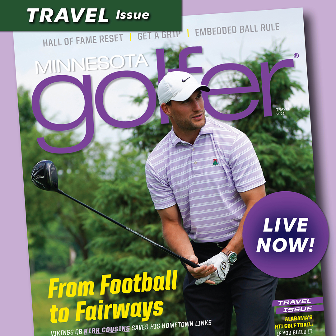 The 2023 Travel Issue of the Minnesota Golfer is now live! Read about Kirk Cousins' post-NFL plan in golf, Alabama's Robert Trent Jones Golf Trail and exclusive digital only content featuring a Q&amp;A with new MGA Executive Director Jon Mays and much more!

nxtbook.com/mspc/mga/trave…