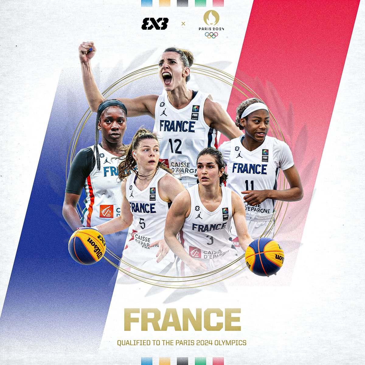 🇫🇷 FRANCE, see you at the #Paris2024 Olympics 😎👋

<a href="/3x3ffbb/">3x3 FFBB</a> <a href="/EquipeFRA/">Equipe France</a>