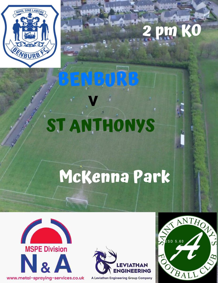 BenburbFc's tweet photo. GOVAN DERBY 🏆⚽🔵👊🏽
This Saturday afternoon the Bens make the short trip along the Paisley Road to play @SaintAnthonysFC in the 3rd Rnd on the @scottishjuniors cup. Games don't come much bigger than this so get along and back the lads.
MON THE CHOOKIES 🔵⚽🏆 https://t.co/DEEmdNrQ1s