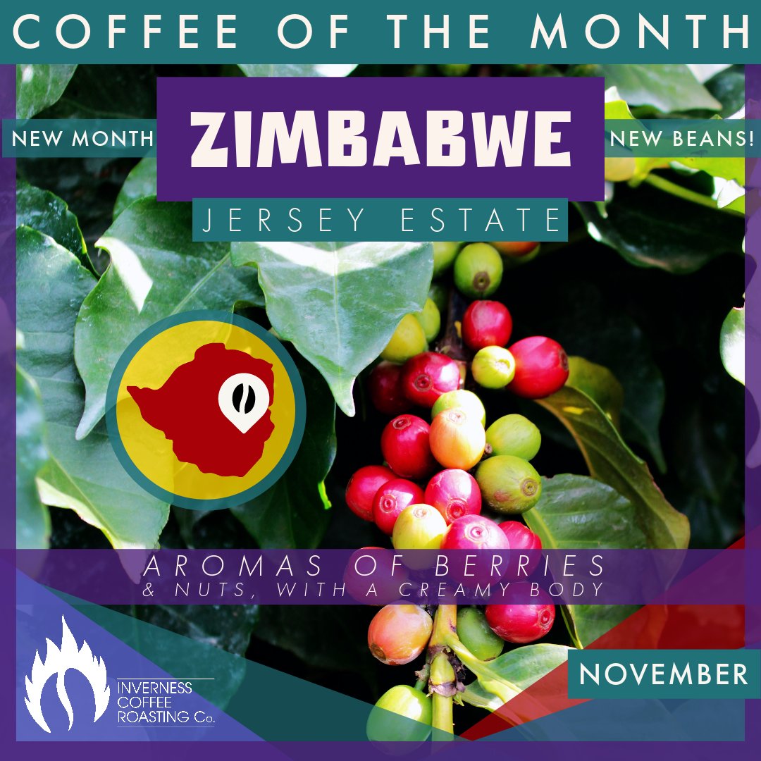 October has flown by spookily fast, but November beans are here at last! 🎉

Read all about it and grab yourself a bag:
invernesscoffeeroasting.co.uk/collections/co…

#invernesscoffeeroastingco #coffeeofthemonth #coffeeroasters #coffeeshop #coffee #zimbabwe #jerseyestate