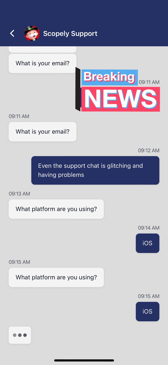 itsMeLyi's tweet photo. @MonopolyGO We have a problem your glitches don’t even give back my dice I rolled what will you do about it I can’t even get support to properly take care of the situation cause the whole thing is glitching and I believe we deserve our dice back and wheels https://t.co/aIpjF2jVJB