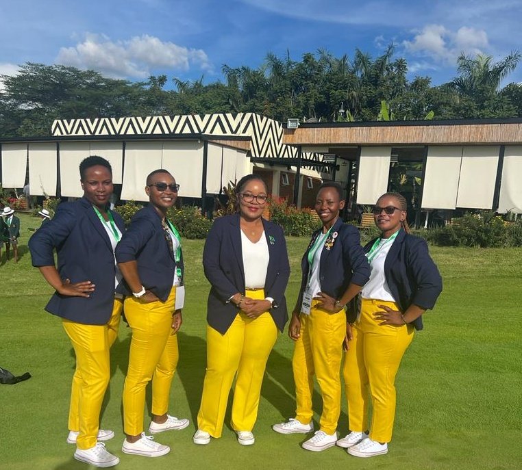 Wishing Team Tanzania Ladies all the best as they strive to retain the Cup at the ongoing EACAACT tournament in Kigali, Rwanda. Congratulations on a strong Day 1! @tanzanialadiesgolfunion @wizara_ya_michezo @nsc_bmt #golf #TanzaniaGolfUnion #tgu #TeamTanzania #EACAACTTournament