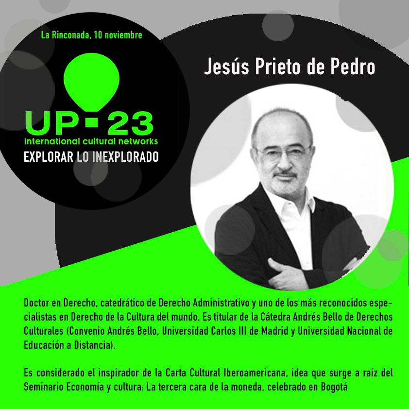 GECA_andalucia's tweet photo. #UP23 es el I Foro Internacional que organizamos en #GECA abierto a cuantos queráis participar para explorar lo inexplorado, aprender, descubrir, debatir sobre la #cultura y sus políticas.
Os invitamos a inscribiros en este enlace https://t.co/oZCgRx2QSW
10 NOVIEMBRE, 16:30 h https://t.co/BoVi3qJlD9